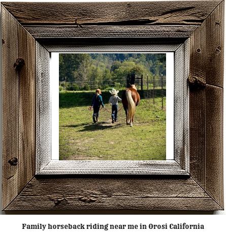 family horseback riding near me in Orosi, California